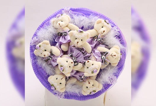 Букет из плюшевых мишек 28