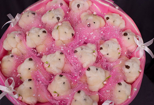 Букет из плюшевых мишек 37