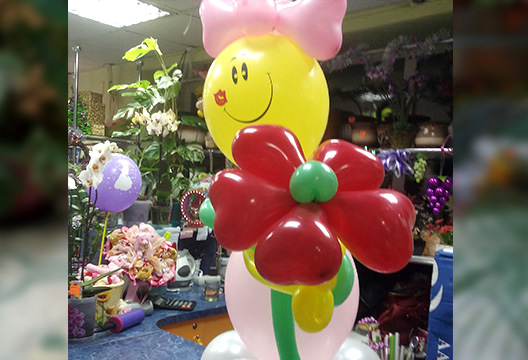 Композиция из надувных шаров 4