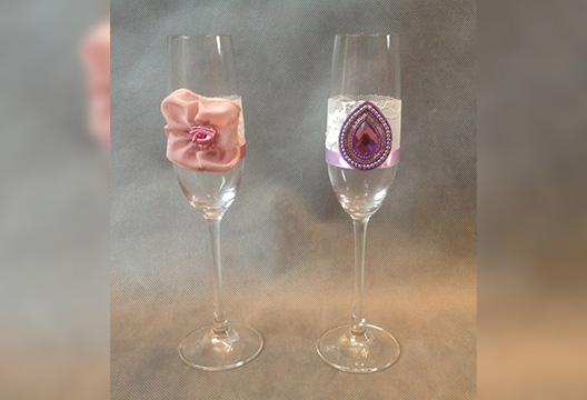 Набор свадебных фужеров 4