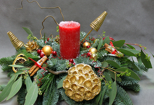 Новогодняя композиция на стол «В ожидании сказки»